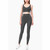 Charming Deep V Shockproof Gathered Fitness Yoga Underwear (Color:Graphite Grey Size:L)