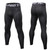 Exercise Fitness Running Training Breathable Quick Dry Elastic Tights (Color:Black Size:M)