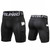 Sports Running Training Sweat Wicking Quick Drying Stretch Tight Shorts With Pocket (Color:Black Size:M)