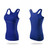 Tight Training Exercise Fitness Yoga Quick Dry Vest (Color:Blue Size:XL)