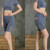 Fitness Running Stretch Tight Quick Dry Sweat Wicking 5-point Belt Pocket (Color:Black Size:M)