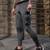 Camouflage Pocket Training Running Fast Dry High Elastic Sports Casual Tights (Color:Navy Blue Size:XL)