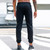 Loose Sports Camouflage Stretch Quick Drying Casual Leggings (Color:Peacock Blue Size:XXL)