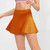 High Waist Yoga Fitness Fast Dry Skirt (Color:Orange Size:L)