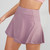 High Waist Yoga Fitness Fast Dry Skirt (Color:Orange Size:L)