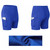 Running Training Tight Quick Drying Elastic High Waist Yoga Three Part Belt Pocket (Color:Blue Size:XL)