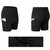 Running Training Tight Quick Drying Elastic High Waist Yoga Three Part Belt Pocket (Color:Black Size:M)