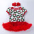 Christmas Baby Short-sleeved Cartoon Print Romper Dress Baby Mesh Dress Tutu Skirt (Color:Santa Claus Size:80)