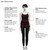 Long-sleeved Bodysuit With Waist And Belly Shaping (Color:Black Size:M)