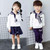 Boys And Girls Long Sleeve Performance Suit (Color:Girls Size:100) Boys And Girls Long Sleeve Performance Suit (Color:Girls Size:100)