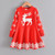 Christmas Children Padded Dress (Color:Red Size:100) Christmas Children Padded Dress (Color:Red Size:100)