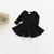 Girls Ruffled Long Sleeve Dress (Color:Black Size:92)
