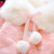 Girls Cloak Thickened Warm Cloak (Color:Pink Size:70)