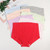 3 PCS Pure Color Large Size Breathable High Waist Belly Lift Adjustable Maternity Panties (Color:Gray Size:XL)