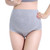 3 PCS Pure Color Large Size Breathable High Waist Belly Lift Adjustable Maternity Panties (Color:Gray Size:XL)