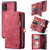 For Galaxy A71 CaseMe Detachable Multifunctional Horizontal Flip Leather Case, with Card Slot & Holder & Zipper Wallet & Photo Frame(Red)