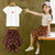 Girls Short Sleeve Top + Skirt Two-piece Suit (Color:Black Size:140) Girls Short Sleeve Top + Skirt Two-piece Suit (Color:Black Size:140)
