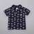 Childrens Two-piece Summer Crown Shirt For Boys (Color:White Size:90)