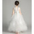 Sleeveless Long Lace Princess Dress Pettiskirt Performance Formal Dress for Girls (Color:Red Size:160cm)