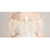 Round Neck Strapless Front Short Back Long Lace Princess Dress Pettiskirt Performance Formal Dress for Girls (Color:Champagne Size:160cm)