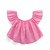 Girls Three-piece Pink Blouse Ripped Jeans Suit (Color:As Show Size:90cm) Girls Three-piece Pink Blouse Ripped Jeans Suit (Color:As Show Size:90cm)