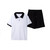 Girls Leisure Sports Two-piece Suit (Color:White Size:160cm) Girls Leisure Sports Two-piece Suit (Color:White Size:160cm)