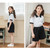 Girls Leisure Sports Two-piece Suit (Color:White Size:160cm) Girls Leisure Sports Two-piece Suit (Color:White Size:160cm)