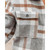 Lapel Long Sleeve Flannel Check Shirt Loose Casual Cardigan Jacket for Ladies (Color:Khaki Size:XXL) Lapel Long Sleeve Flannel Check Shirt Loose Casual Cardigan Jacket for Ladies (Color:Khaki Size:XXL)