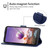 Leather Phone Case For LG Q Stylo 4(Blue)