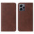 For Xiaomi Redmi 12 4G Magnetic Closure Leather Phone Case(Brown)