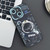 For iPhone 15 Liquid Angel Eyes Little Black Cat TPU Phone Case(Black)