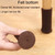 16pcs /Set Non-Slip Table And Chair Protectors Silent And Wear-Resistant Table Pads(Dark Brown)