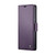 For Xiaomi 13 Lite CaseMe 023 Butterfly Buckle Litchi Texture RFID Anti-theft Leather Phone Case(Pearly Purple)