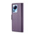 For Xiaomi 13 Lite CaseMe 023 Butterfly Buckle Litchi Texture RFID Anti-theft Leather Phone Case(Pearly Purple)