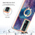 For Xiaomi Poco F5 Pro 5G / Redmi K60 Electroplating Marble Dual-side IMD Phone Case with Ring(Purple 016)