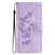 For iPhone 14 Pro Flower Embossing Pattern Leather Phone Case(Purple)
