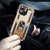 For iPhone 15 Pro Max Shockproof TPU + PC Phone Case with Holder(Gold)