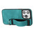 For iPhone 14 Pro Max Wristband Holder Leather Back Phone Case(Green) For iPhone 14 Pro Max Wristband Holder Leather Back Phone Case(Green)