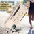 For iPhone 11 Pro Max BF27 Metal Ring Card Bag Holder Phone Case(Beige)