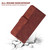 For Samsung Galaxy S23 FE 5G Geometric Embossed Leather Phone Case(Brown)