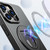 For iPhone SE 2022 / SE 2020 / 8 Rotating Ring Magnetic Holder Phone Case(Black)