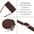 For iPhone 13 Pro Max Dream Triangle Leather Phone Case with Lanyard(Brown)