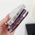 For iPhone 11 Pro Max Gradient Glitter Water Cube Electroplating TPU Phone Case(Purple)