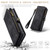 For Samsung Galaxy S23 FE CaseMe 008 Multifunctional Zipper Wallet Phone Leather Case(Black)
