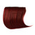5 PCS Color Gradient Invisible Seamless Hair Extension Wig Piece Straight Hair Piece Color Bangs Hair Piece(Wine Red)