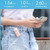 Xiaomi Youpin JISULIFE F8 Multifunctional Mini Fan Handheld Folding Fan(Pink)