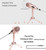 Yanmai Y20 Professional Game Condenser Microphone  with Tripod Holder, Cable Length: 1.8m, Compatible with PC and Mac for  Live Broadcast Show, KTV, etc.(Rose Gold)