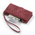 For Samsung Galaxy S22 Ultra 5G Geometric Zipper Wallet Side Buckle Leather Phone Case(Red)