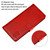 For Galaxy A41 Embossed Happy Cat Pattern Horizontal Flip Leather Case with Holder & Card Slots & Wallet(Red)