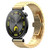 For Huawei Watch GT4 41mm One Bead Butterfly Buckle Stainless Steel Metal Watch Band(Gold)